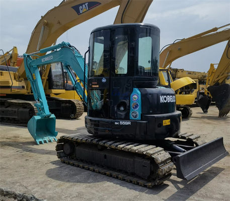Tweedehands 2020 Jaar 5260kg Kobelco Graafmachine SK55SR met Motor model Yanmar 4TNV88
