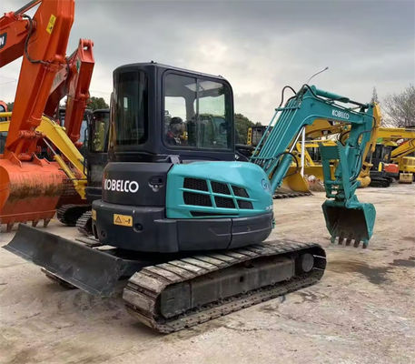 2020 Jaar 5260kg Tweedehands Kobelco Graafmachine SK55SR met Motor modelYanmar 4TNV88