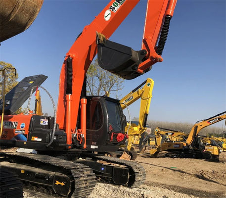 Goede staat Tweedehands 19400KG Oranje Hitachi Graafmachine Zx200 met ISUZU AA-6BGIT Motor