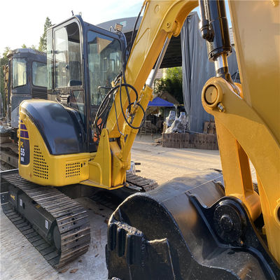 Oorspronkelijke fabriek gemaakt Komatsu PC55 graafmachine 5 ton kleine gebruikte Komatsu Digger