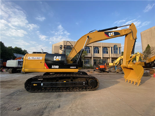 Gebruikte originele Japanse 20ton CAT320D hydraulische kruipgraver in goede staat
