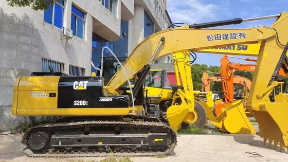 Gebruikte CAT 320D2 Caterpillar-graafmachine 20 ton Middengrote graafmachine Werkplek klaar
