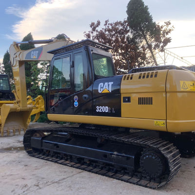 Gebruikte Caterpillar 320D2L Digger brandstofzuinige cabine AC Wereldwijd leverbaar
