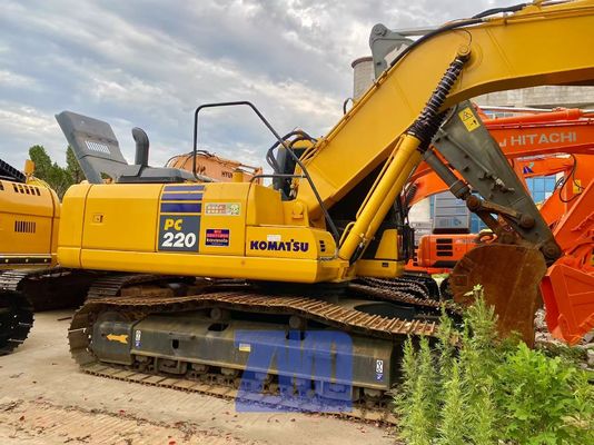 Gebruikte Komatsu PC220 22TON graafmachine 22ton bouwmachine met motor- en versnellingscomponenten