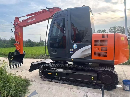 7ton klasse korte bedrijfsduur stabiele prestaties tweedehands Hitachi ZX70 graafmachine