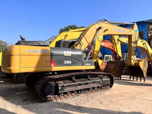 Gebruikte CAT336D 36 ton Hydraulische kruipergraver met breaker voor aardbeweging