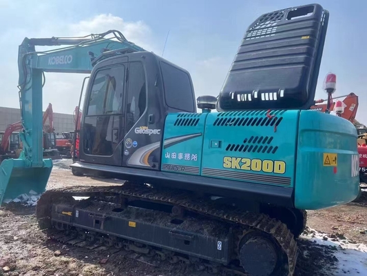 Hete Verkoop Kobelco SK200D Rupsgraafmachine 20 Ton Graafmachine Motor Hoge Efficiëntie Laag Brandstofverbruik Kobelco 200