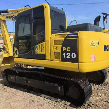 Komatsu PC120 Graafmachine 12 Ton Mini Graafmachine Hydraulische Rupsband Gebruikt  Bouw Landbouw