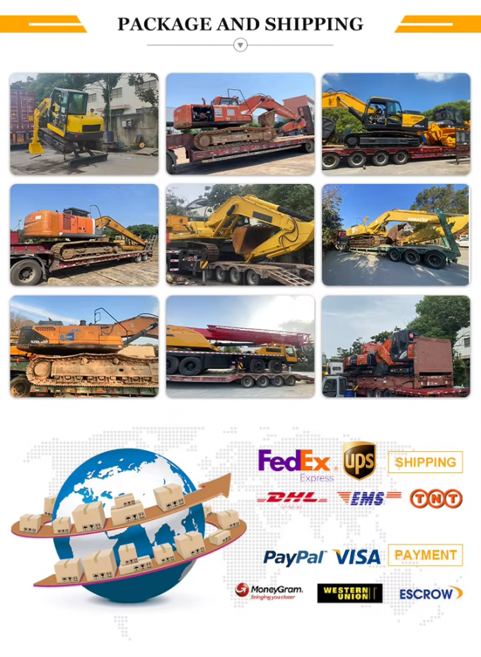 Caterpillar 325B 325BL Gebruikte graafmachine Cat 325BL 325D 325DL 325D2 Graafmachine met krachtige motor 6